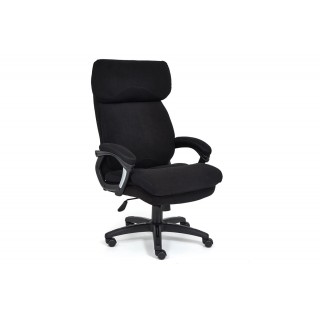 Кресло DUKE [флок/ткань, черный/черный, 35/TW-11]